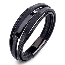 Load image into Gallery viewer, Classic Leather Bracelet for Men