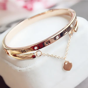 Woman Elegant Stylish Stainless Steel Bracelet