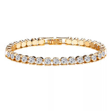 Load image into Gallery viewer, Rhinestone Natural Zircon Metal Chain Bracelet for Women